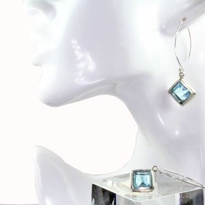 Swiss Blue Topaz Star Pendant